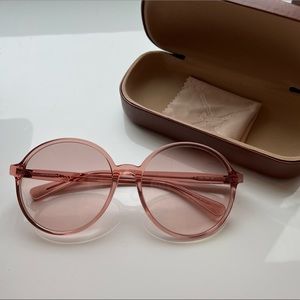 Longchamp sunglasses spring ‘22 beige pink